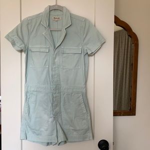 Madewell XXS seafoam jumpsuit
